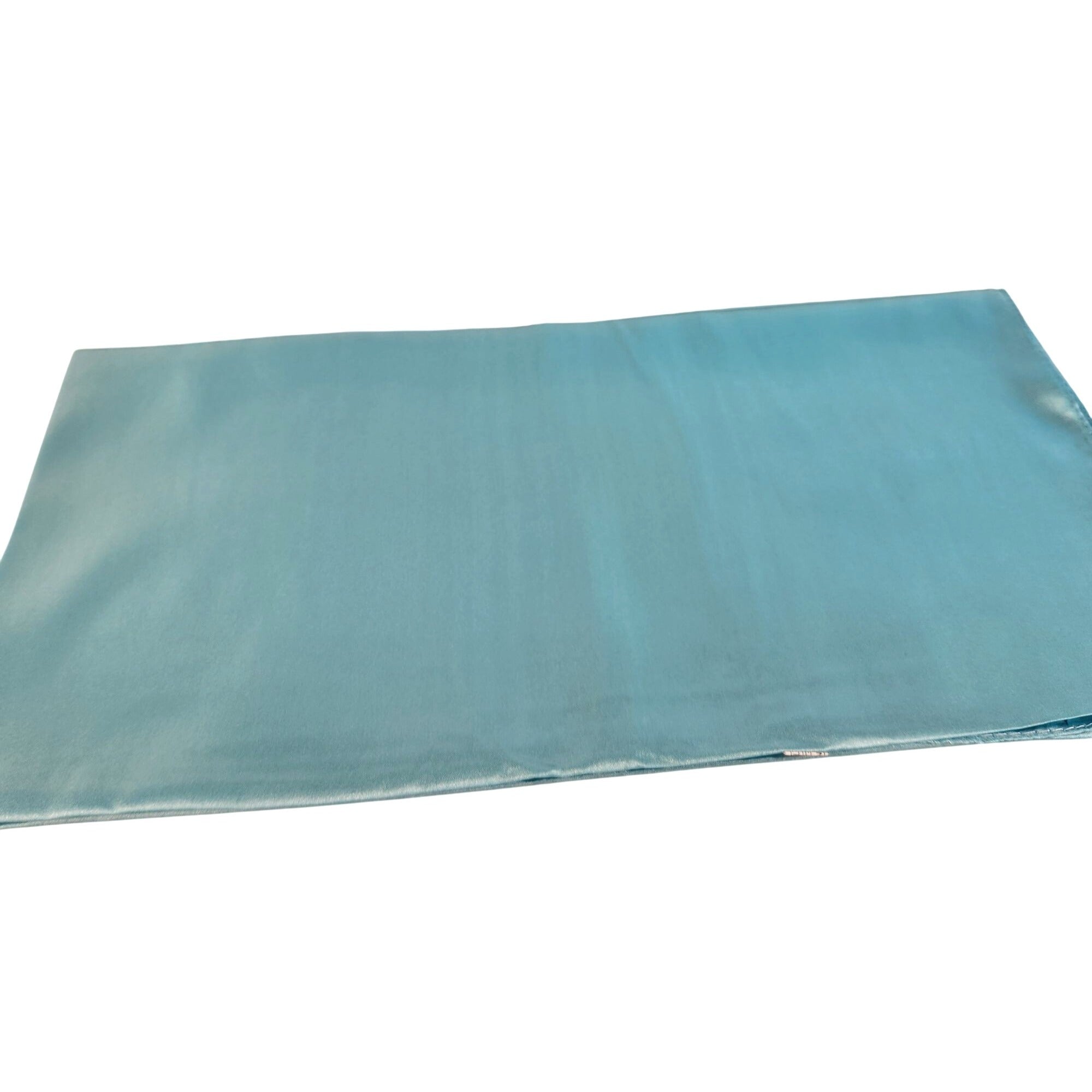 Aqua Blue Wild Rage Large Scarf 35x35" Satin Wild Rag Western Accessory Cowgirl or Cowboy Wild Rag