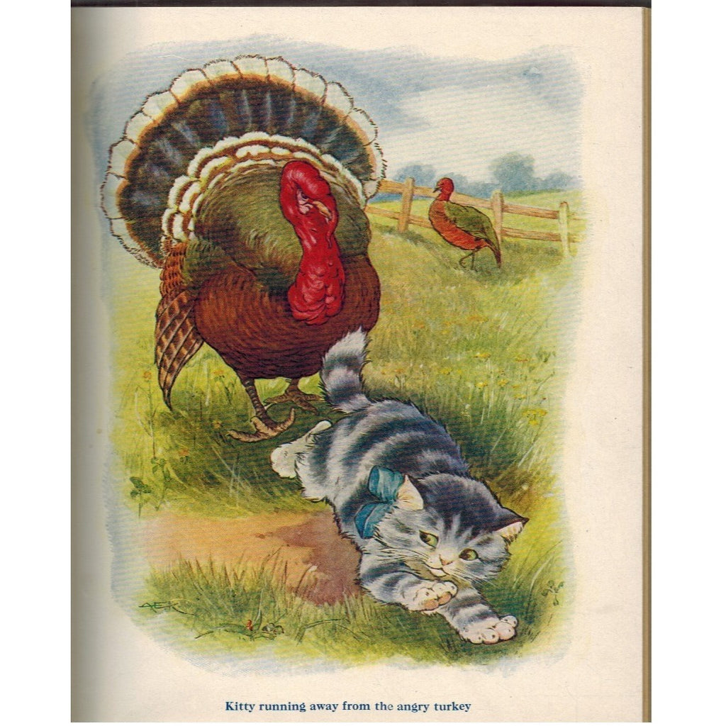 My Big Book Of Rhymes Stories & Songs 1915 Hardcover First Edition A.E. Kennedy