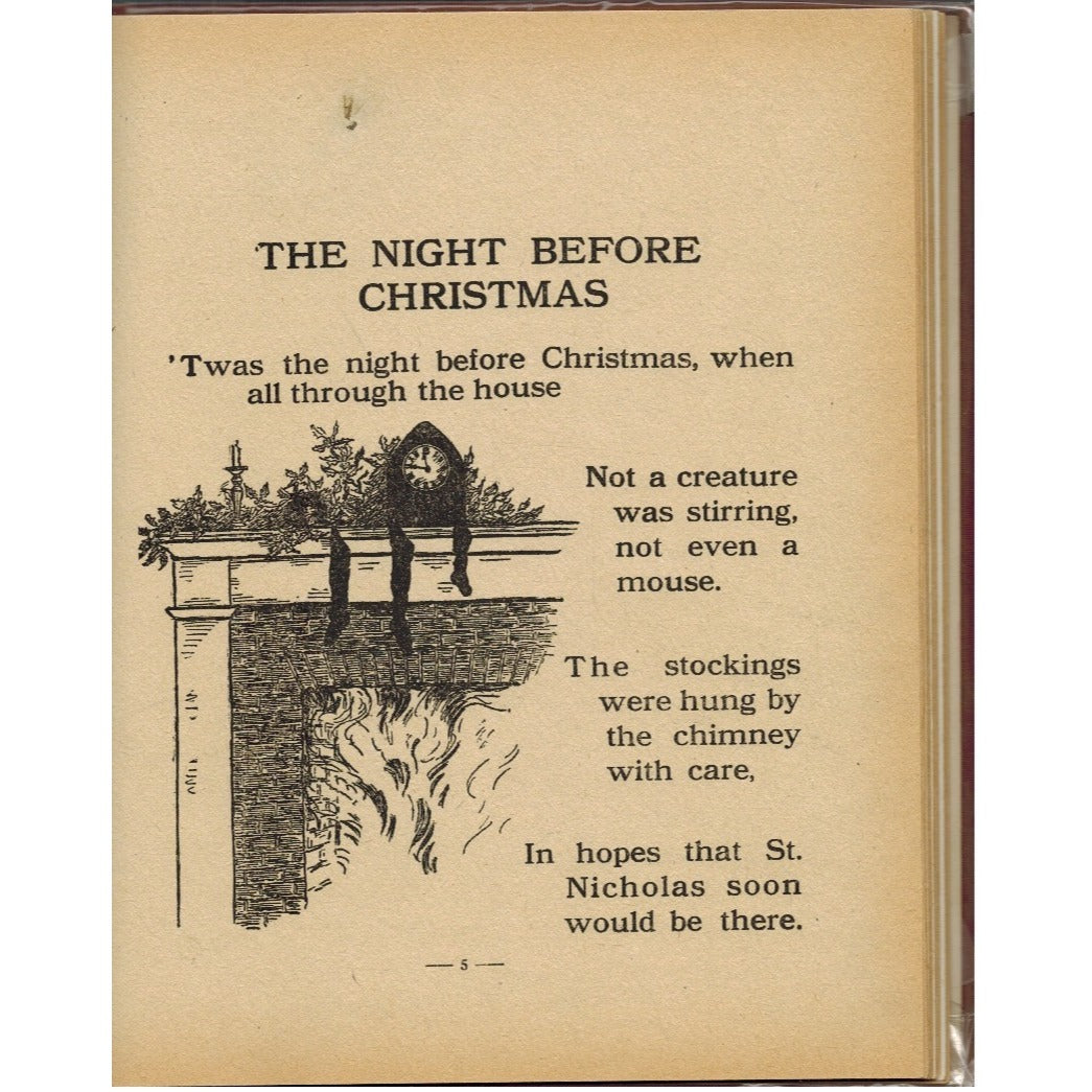 My Big Book Of Rhymes Stories & Songs 1915 Hardcover First Edition A.E. Kennedy