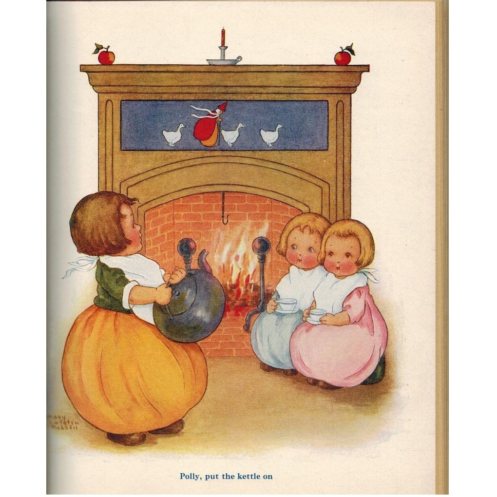 My Big Book Of Rhymes Stories & Songs 1915 Hardcover First Edition A.E. Kennedy