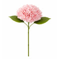Blush Pink Hydrangea Stem Faux Flower 16 Inch Artificial Hydrangea Bloom 6 Inch Floral Head Wedding Decor Centerpiece