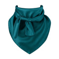 Teal Wild Rag Scarf 35x35" Satin Western Cowgirl Cowboy Bandana