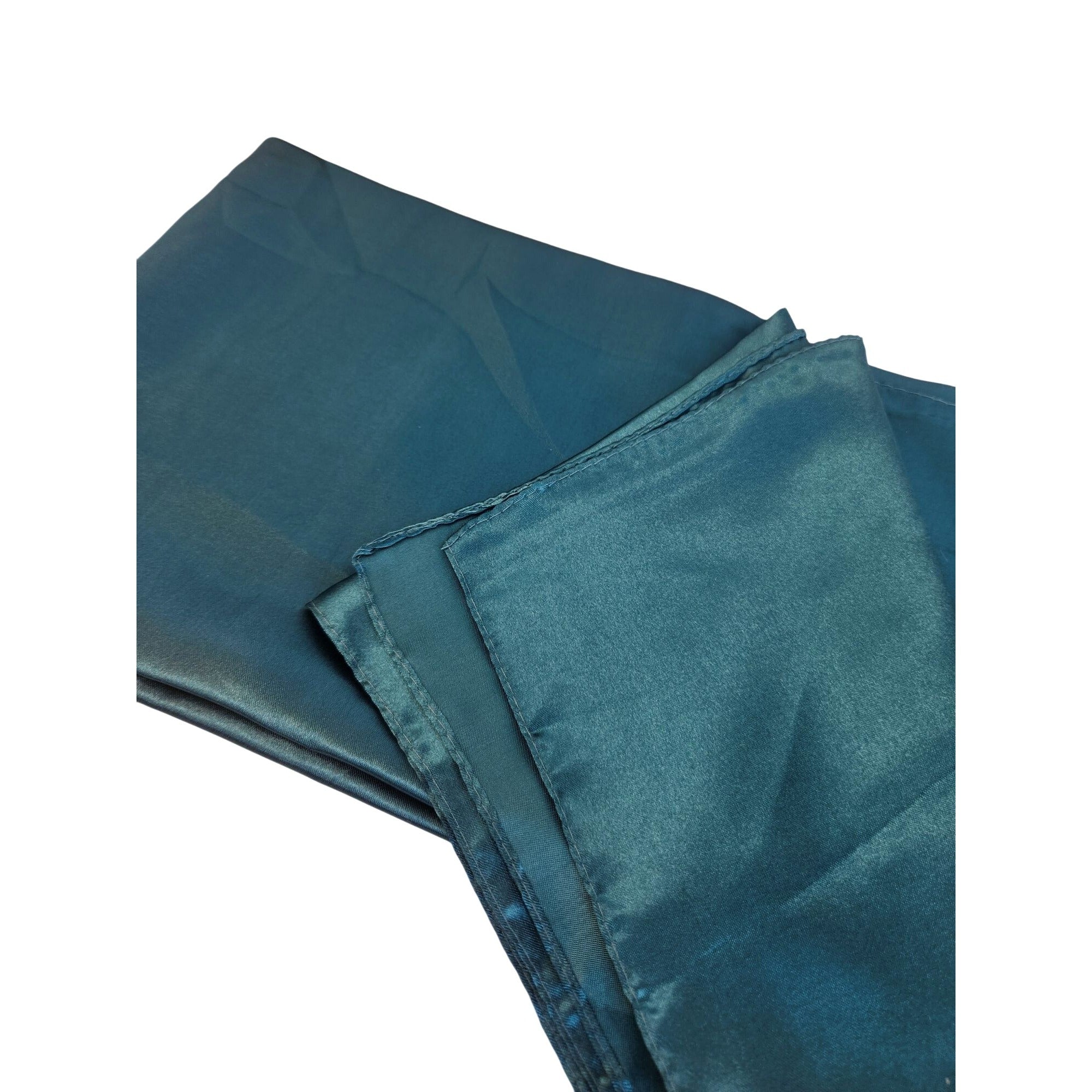 Teal Wild Rag Scarf 35x35" Satin Western Cowgirl Cowboy Bandana