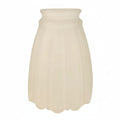 Vintage Frosted Glass Light Shade 4.5 Inch, Scalloped Chandelier Bulb Cover, Retro Sconce Shade, Replacement Glass Globe