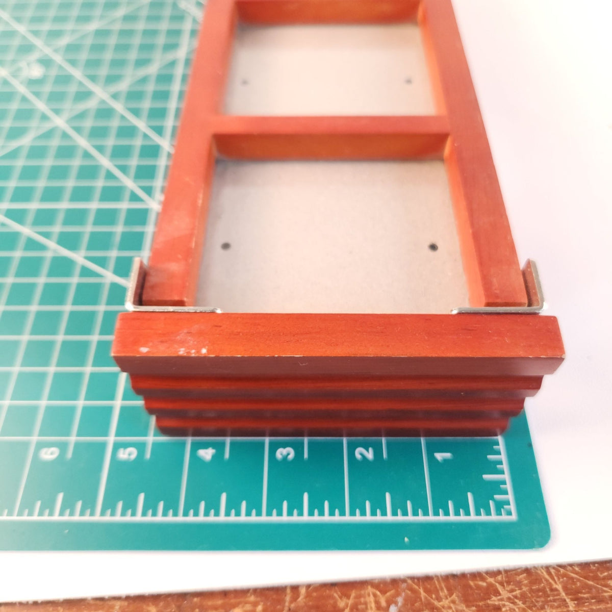 Vintage Hallmark Step Ladder Picture Frames Set of 2, 3 x 3 Photos