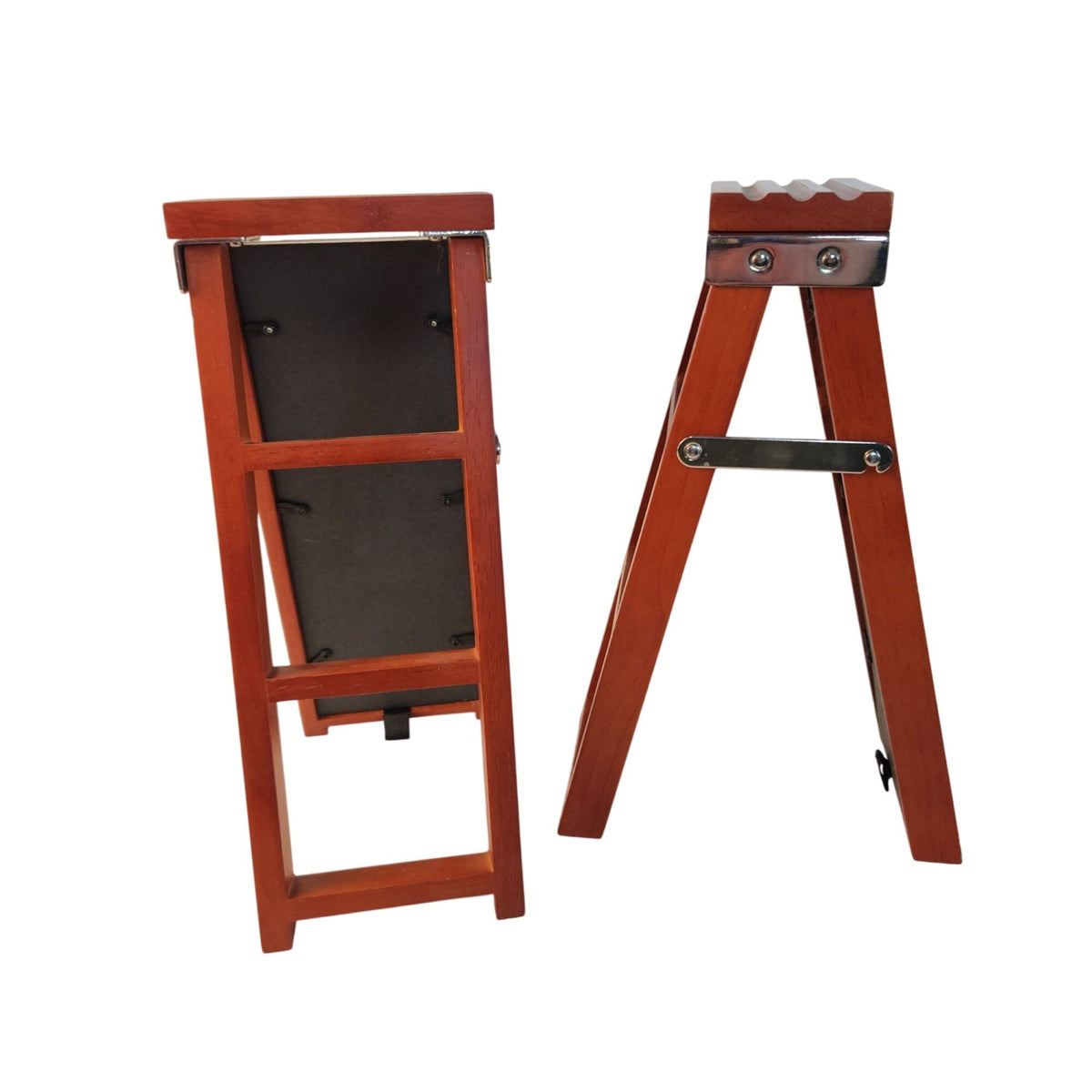 Vintage Hallmark Step Ladder Picture Frames Set of 2, 3 x 3 Photos