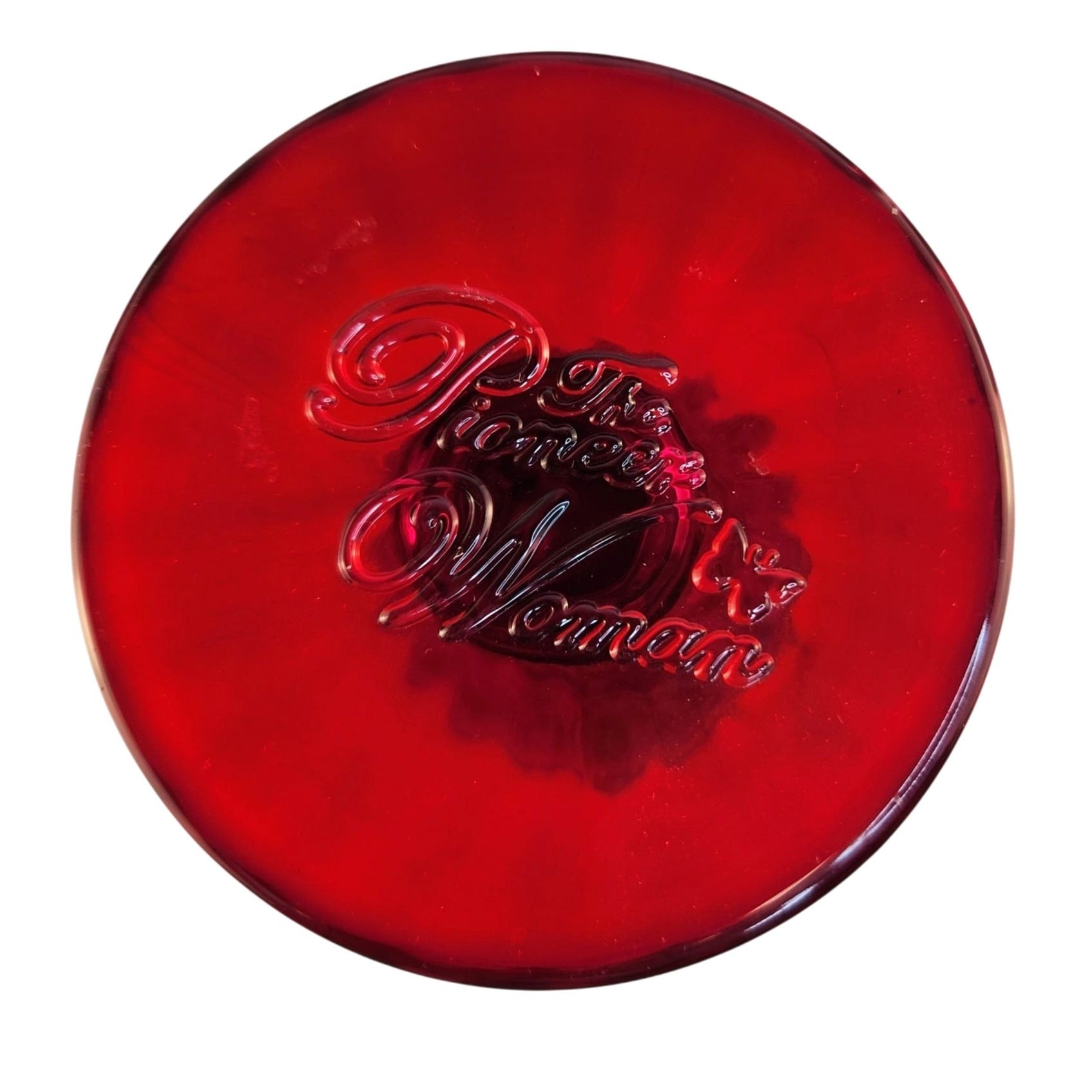 The Pioneer Woman Adeline Red Glass Champagne Flutes Set of 2 Valentine Decor