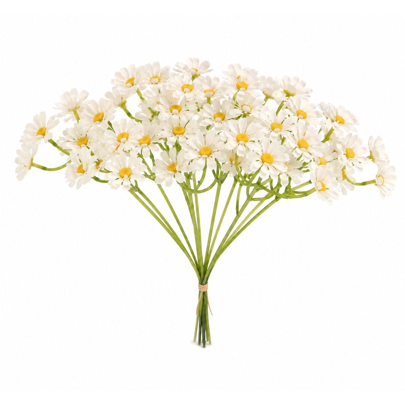 10 Artificial Daisy Stems White Daisy Spray Faux Wildflowers Small Daisy Flowers Cottagecore Wedding Floral Supplies Farmhouse Decor