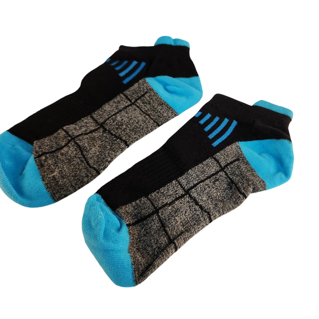 Women's 6-Pack Athletic Low-Cut Socks, Black Gray Assorted Colors