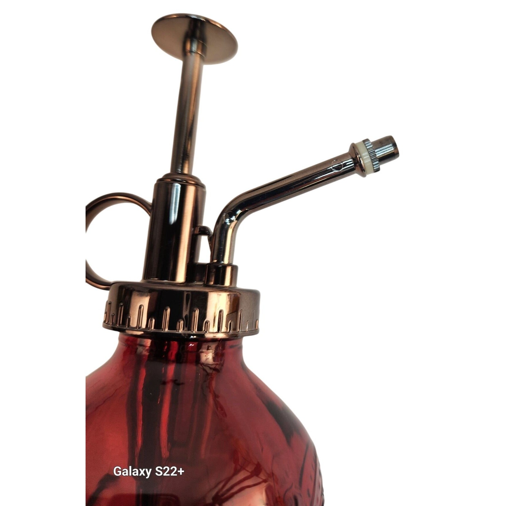 Red Glass Plant Mister Spray Bottle Pump Orchid Bonsai Air Plant 6oz