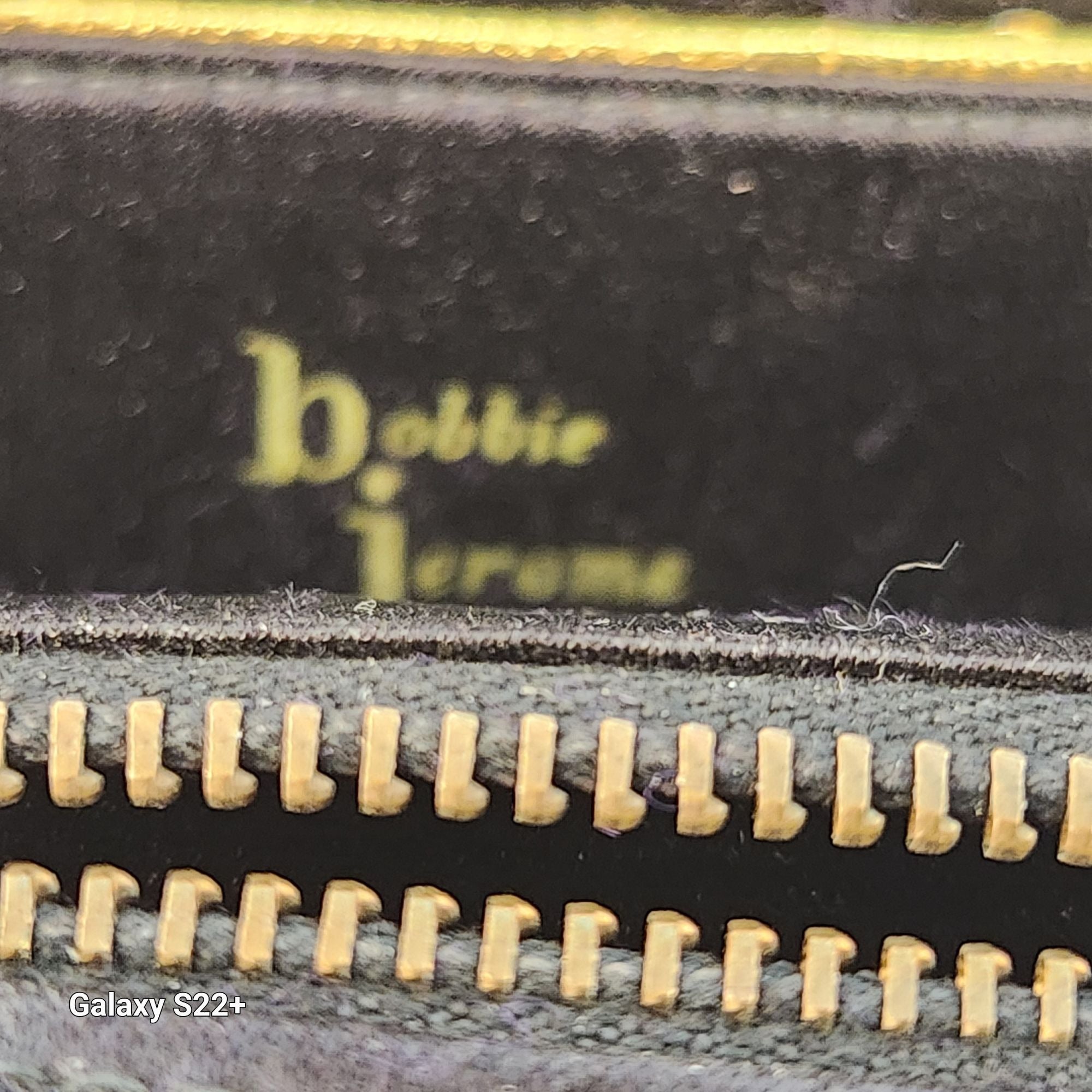 Vintage Bobbie Jerome Purple Velvet Clutch Gold Trim Mid Century Evening