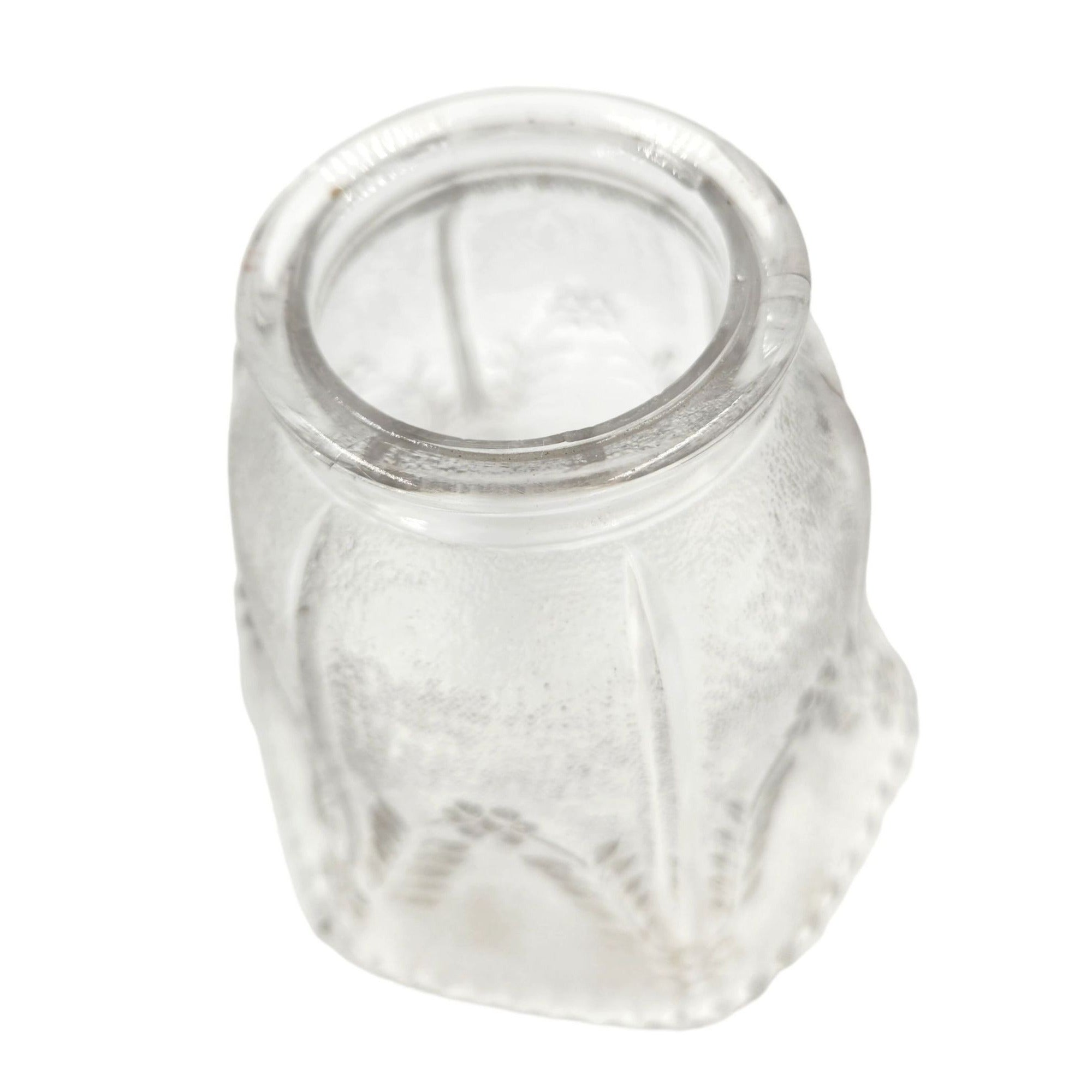 Vintage Revival Summer Wheat Glass Lamp Shade | Scalloped Bulb Cover 4.25"