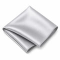 Silver Satin Pocket Square 9x9 Mens Handkerchief Wedding Suit Formal Prom Unisex