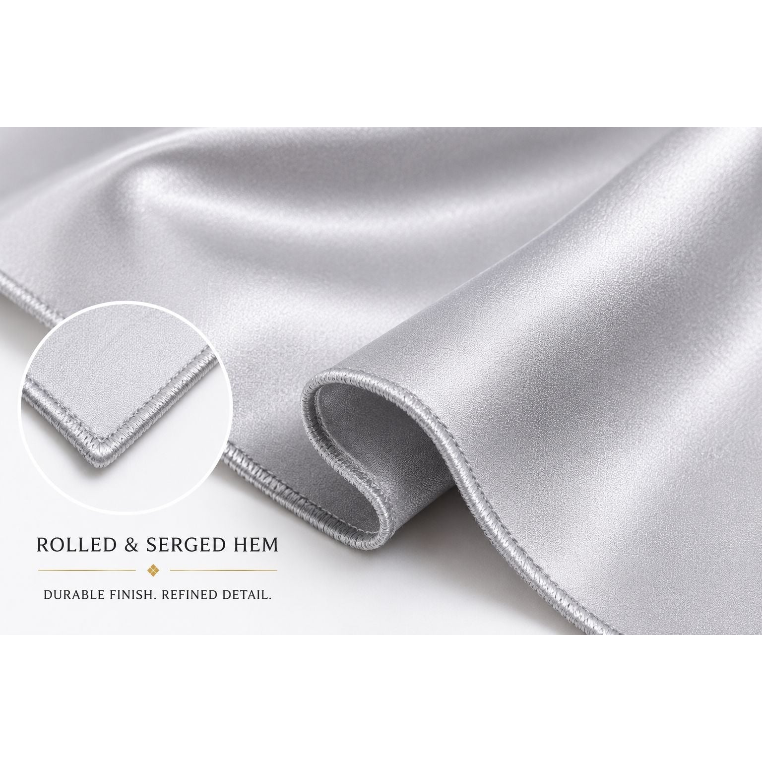 Silver Satin Pocket Square 9x9 Mens Handkerchief Wedding Suit Formal Prom Unisex