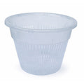 Clear Orchid Pot 5 Inch Slotted Plastic Planter Ventilated Drainage Pot Hydroponic