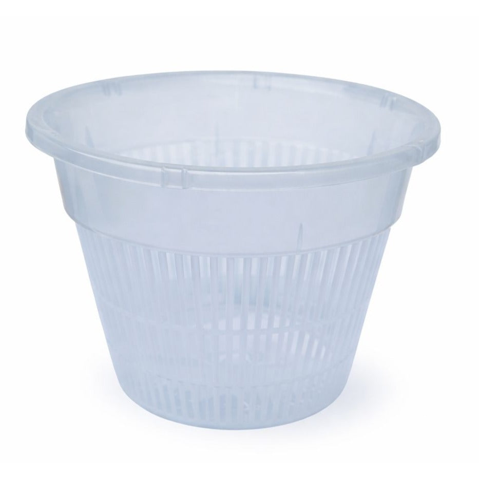 Clear Orchid Pot 5 Inch Slotted Plastic Planter Ventilated Drainage Pot Hydroponic