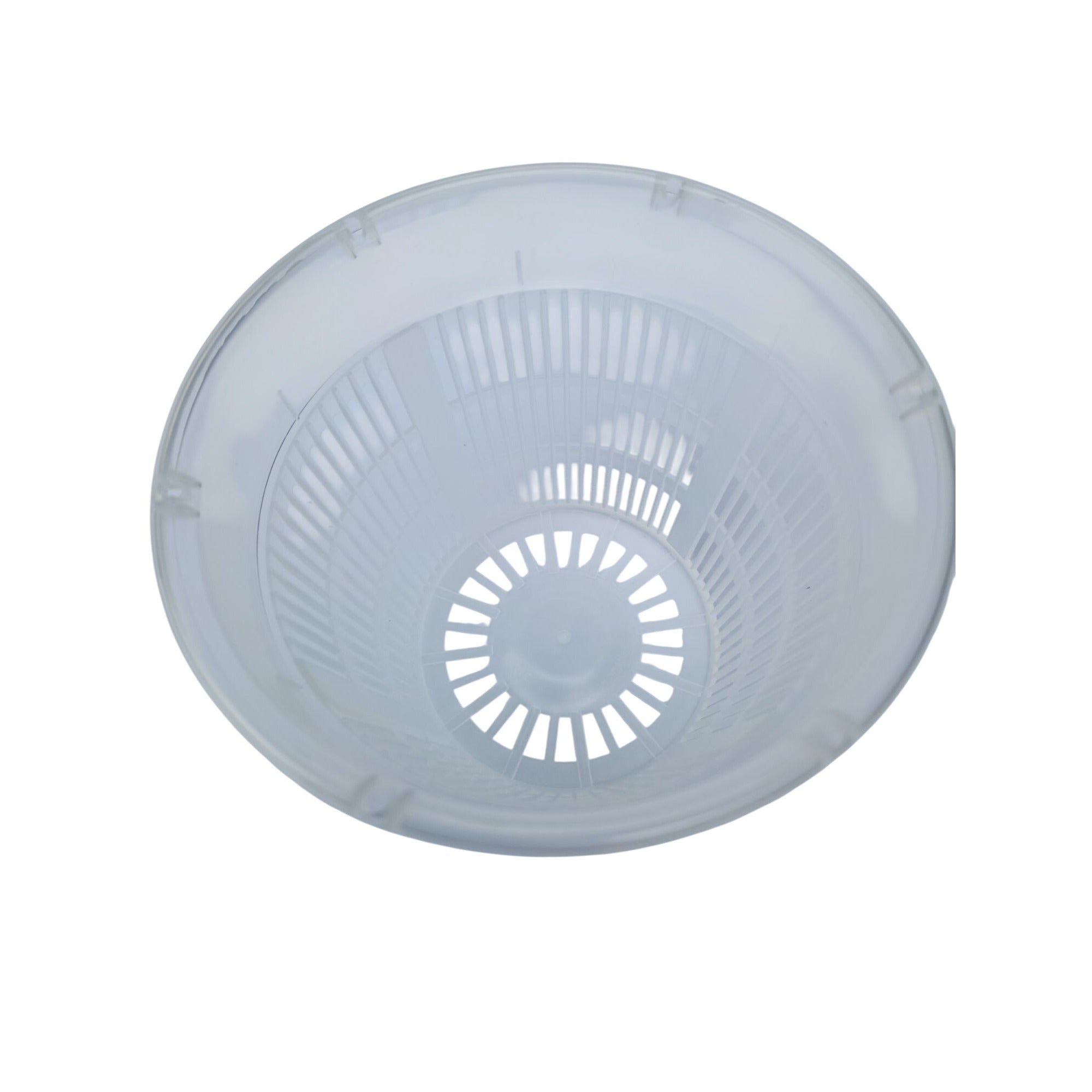 Clear Orchid Pot 5 Inch Slotted Plastic Planter Ventilated Drainage Pot Hydroponic
