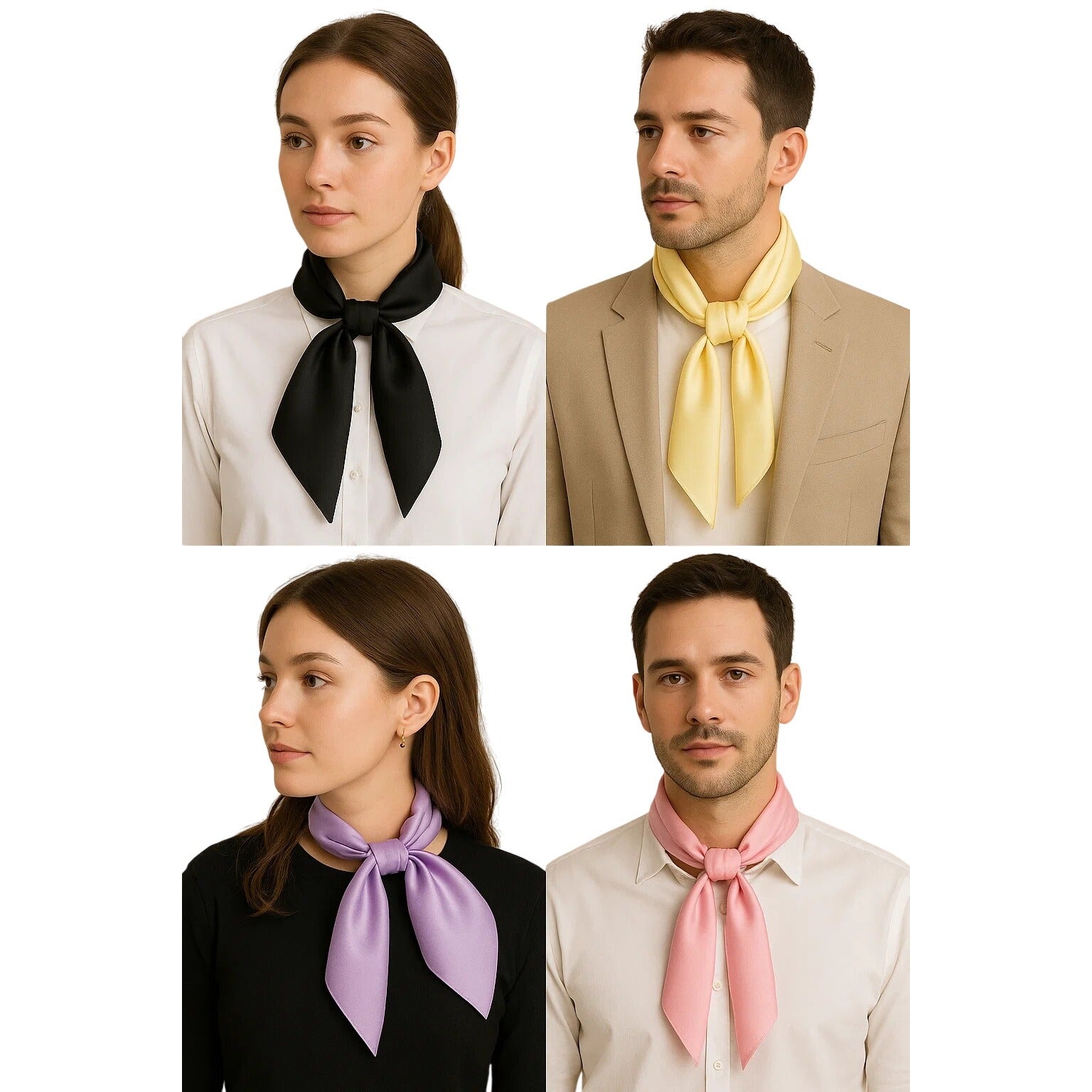 Orange Satin Scarf 19x19, Western Cowboy Cowgirl Bandana, Boho Coastal Ranch Wear