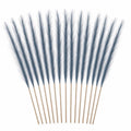 Slate Blue Faux Pampas Grass Stems, 16-Piece 31-Inch Wispy Synthetic Floor Vase Filler