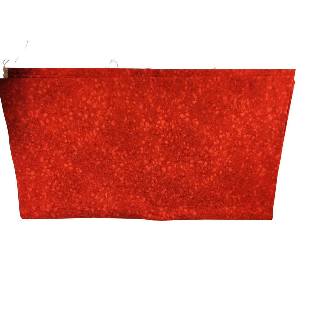 Red Tone on Tone Quilting Fabric Hoffman Cotton Textured Print 2 Yards