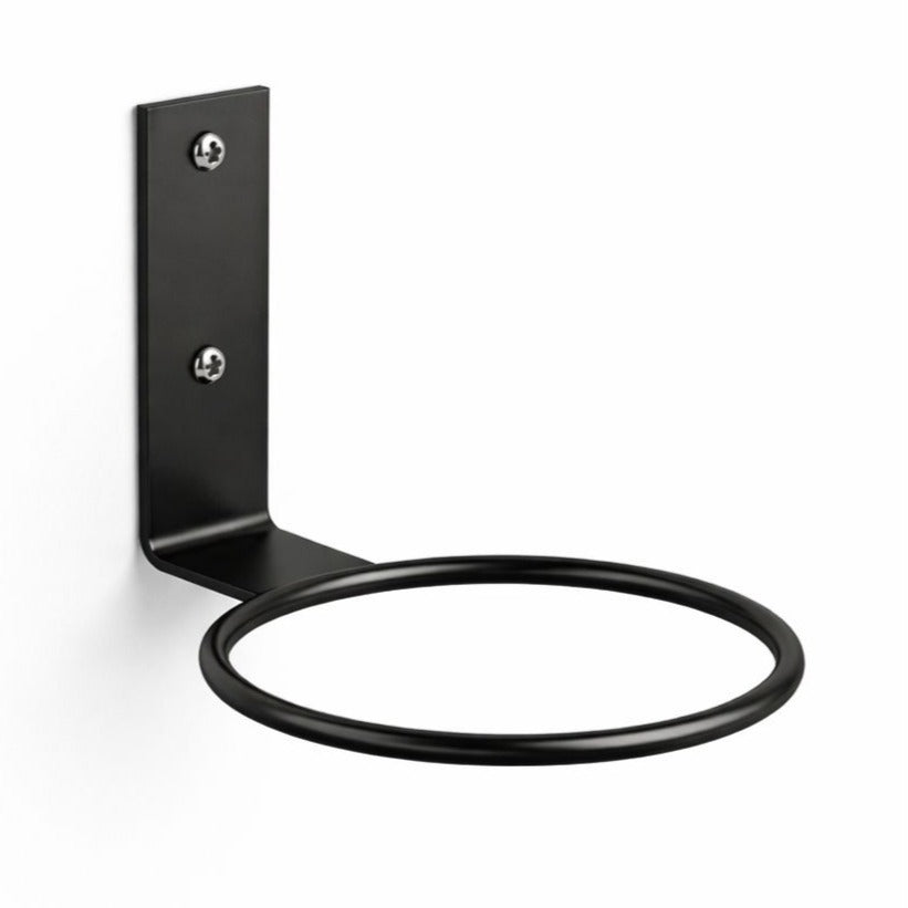 Wall Plant Holder Ring 4 Inch Metal Flower Pot Holder Wall Mount Plant Hanger Black