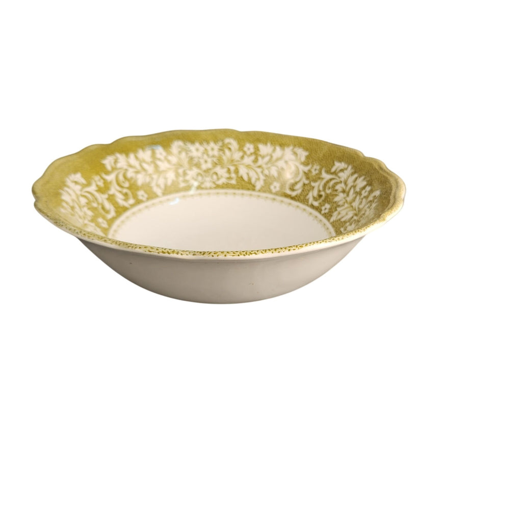 Royal Staffordshire Sherwood 8-Inch Green Floral Ironstone Serving Bowl
