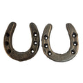 Iron Horseshoe Pair, Set of 2 Small Rustic Western Wall Decor