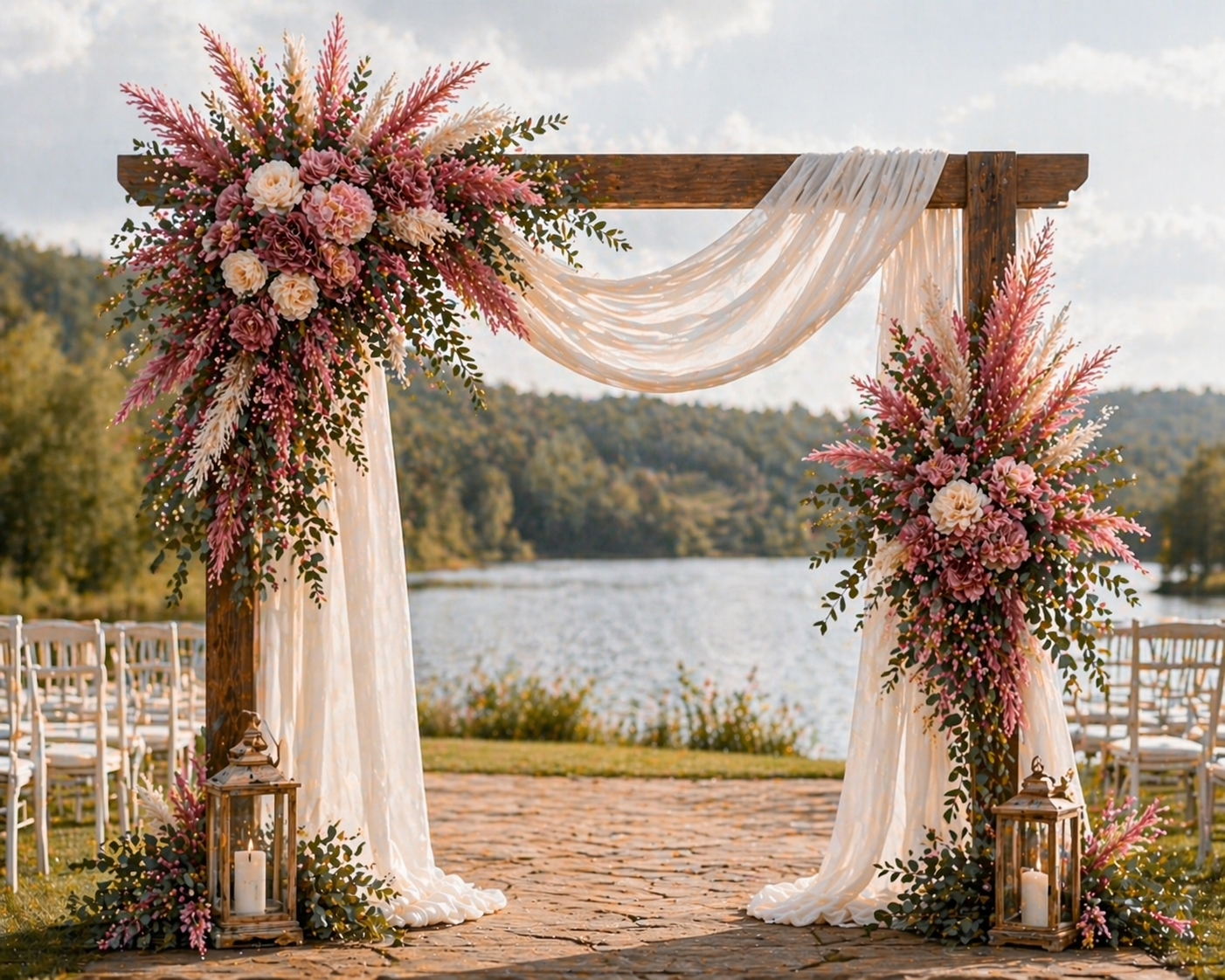 Rose Pink Pampas Grass 3 Stem Faux Pampas 21 Inch Boho Decor Rustic Vase Filler Farmhouse Floral Stems Mauve Pampas Wedding Deco