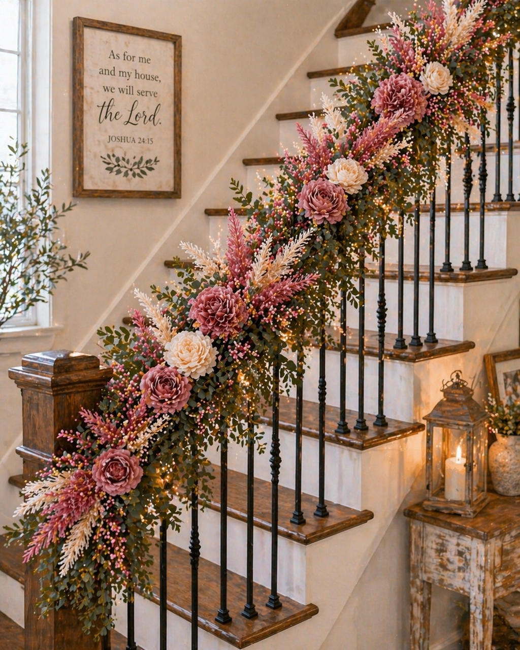 Rose Pink Pampas Grass 3 Stem Faux Pampas 21 Inch Boho Decor Rustic Vase Filler Farmhouse Floral Stems Mauve Pampas Wedding Deco