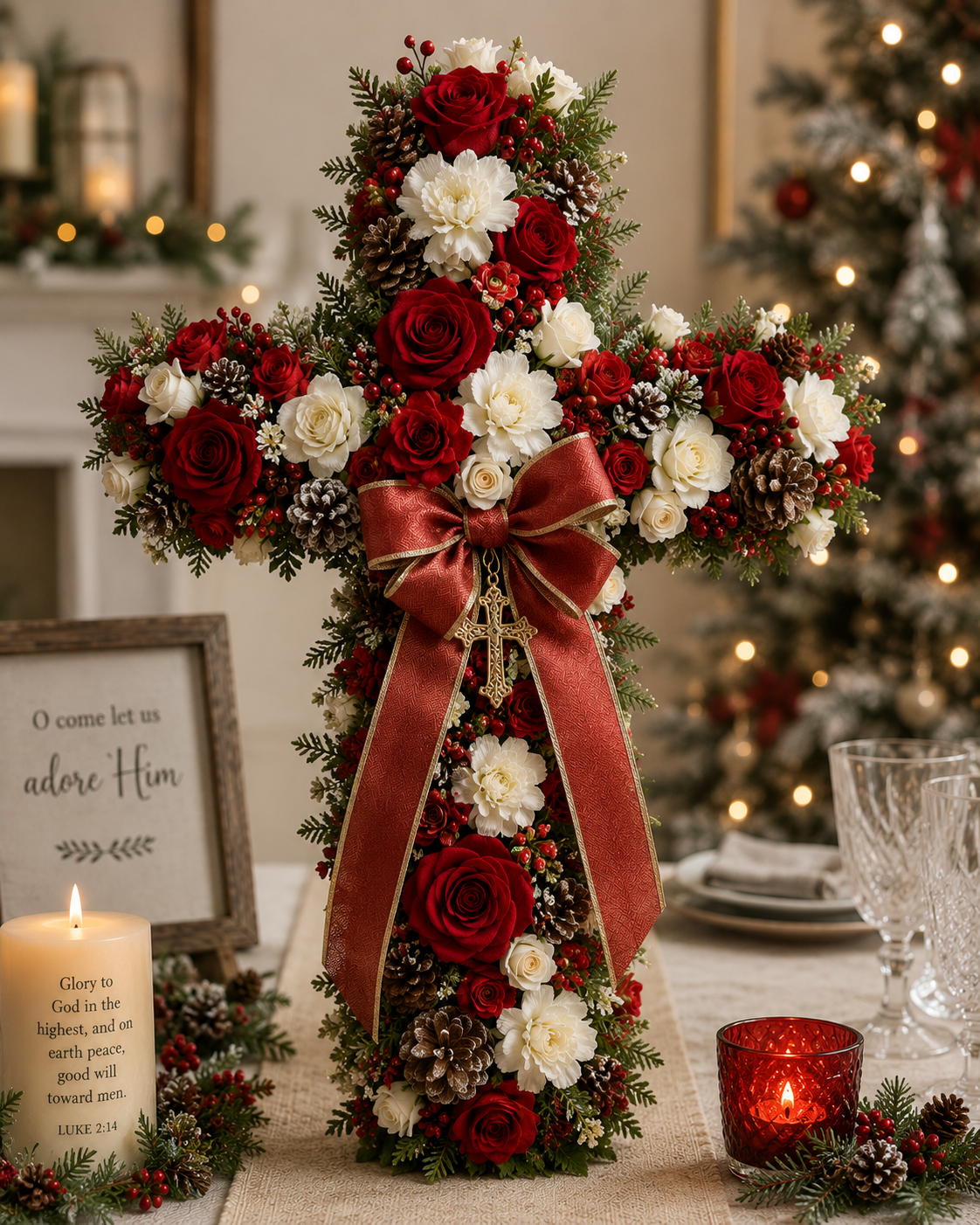 Set of 2 Wet Floral Foam Crosses 12 Inch Floral Cross Base Cemetery Memorial DIY Funeral Flowers Sympathy Arrangement Supplies