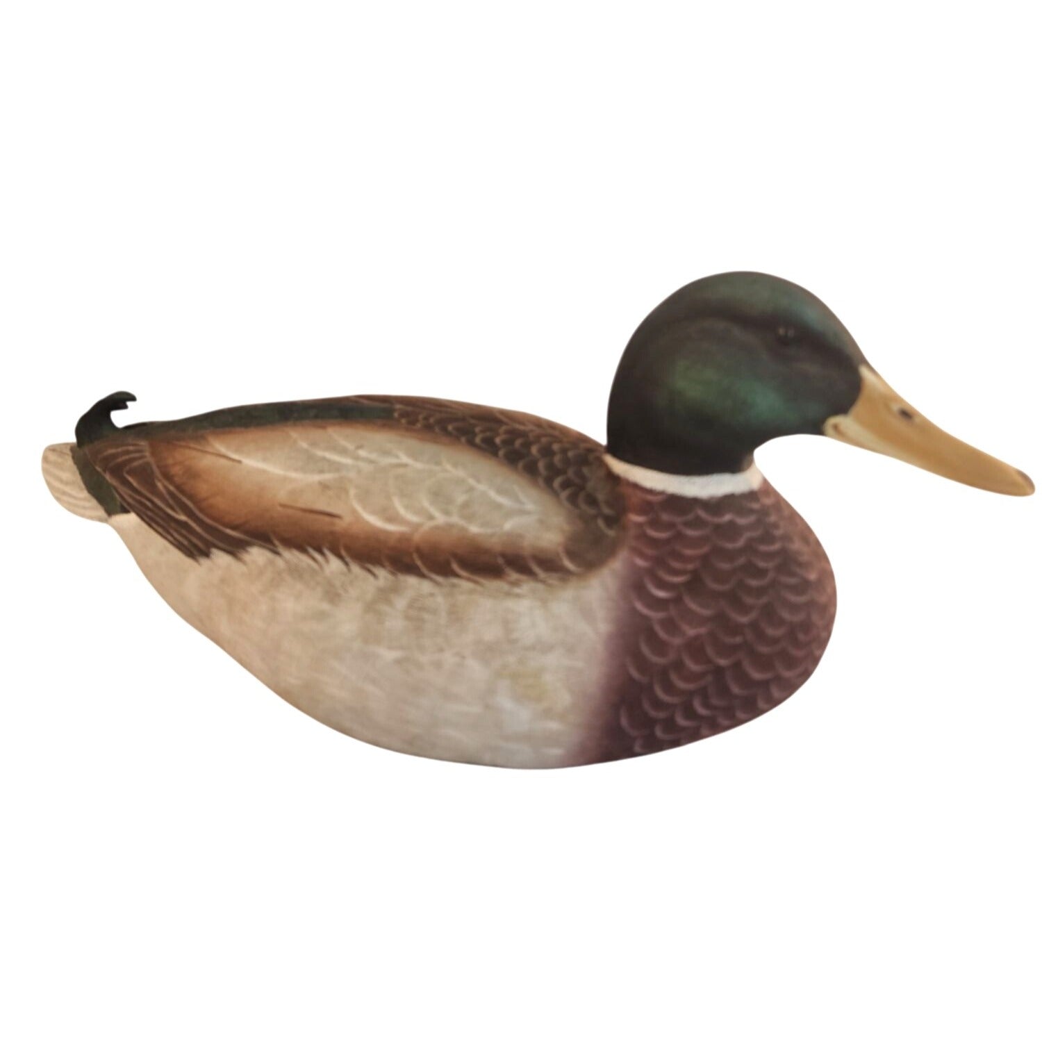 Vintage Bella Casa By Ganz Mallard Duck Figurine Cabin Lodge Resin Decor 2000