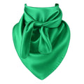 Bright Green Wild Rag Scarf 23x23" Satin Western Accessory Cowgirl or Cowboy