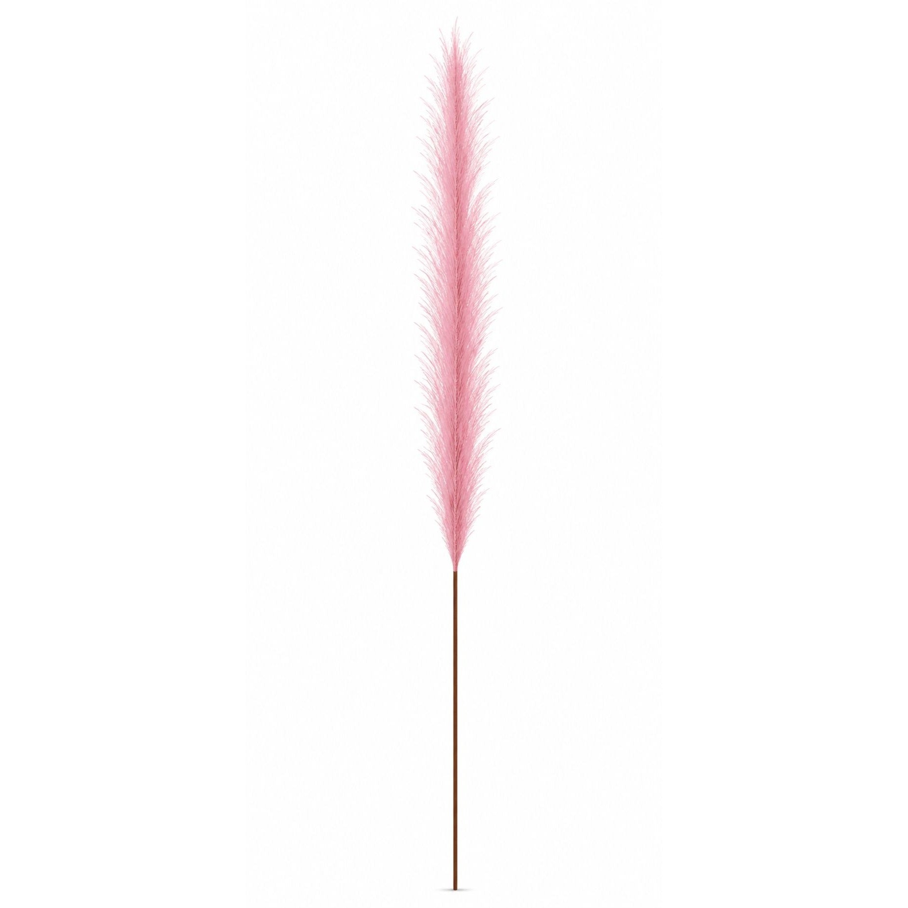 Artificial Pink Pampas Grass Filler Stems Set of 21 Wispy Faux Pampas Wedding Bouquet Vase Arrangement Blush Floral Decor 17 Inch