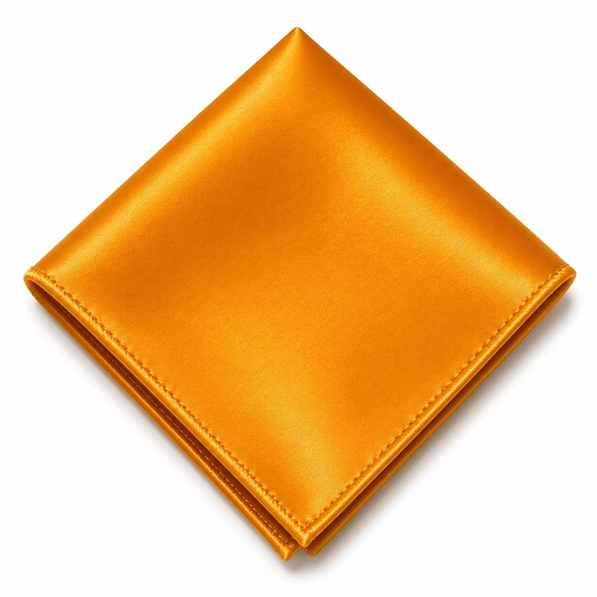 Gold Satin Pocket Square 9x9 Mens Wedding Suit Formal Handkerchief