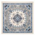 Blue Paisley Wild Rag 27x27 Satin Western Scarf Cowgirl Cowboy Bandana