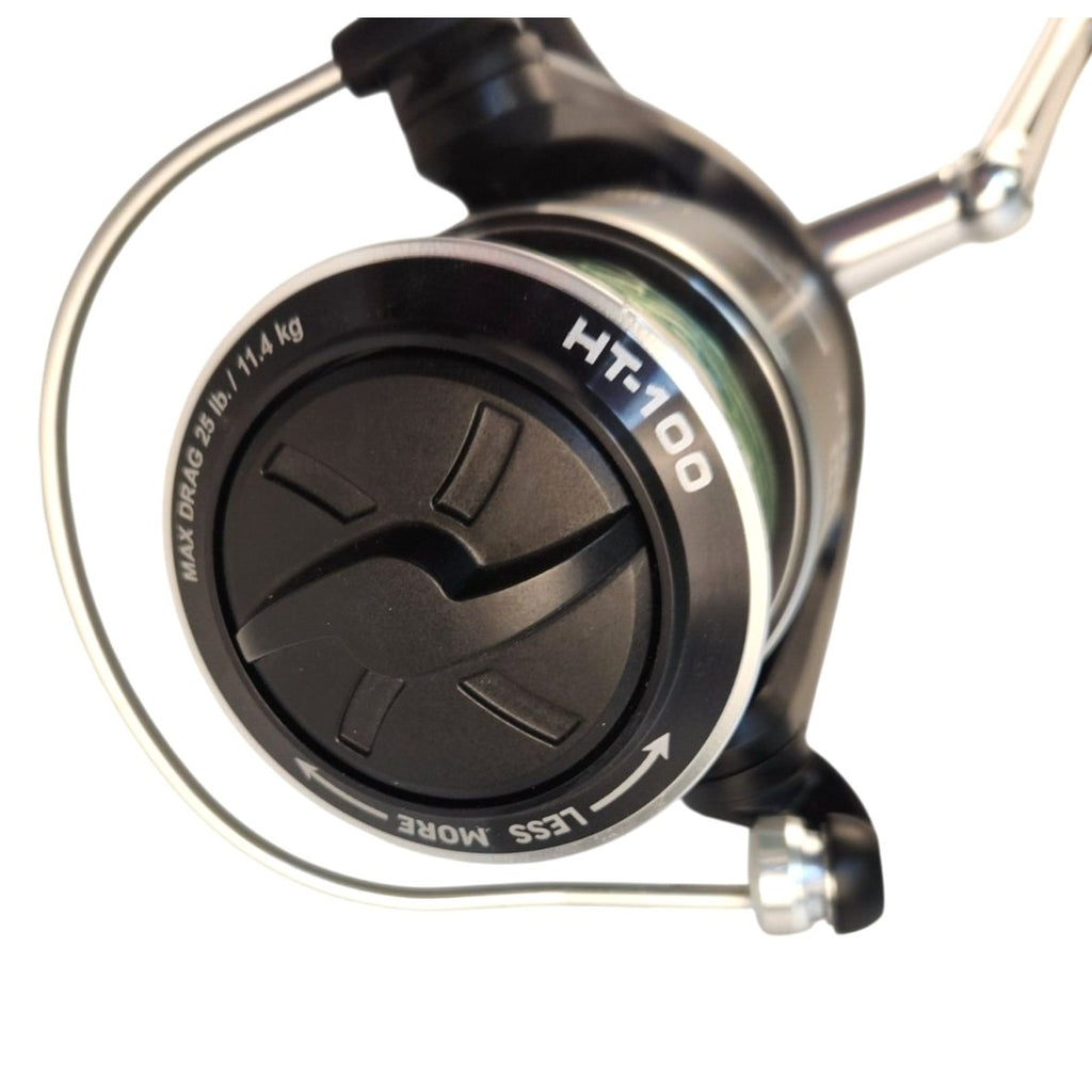 Penn Pursuit V Spinning Reel Size 8000 With Superline Spool HT-100 Drag 25lb Max