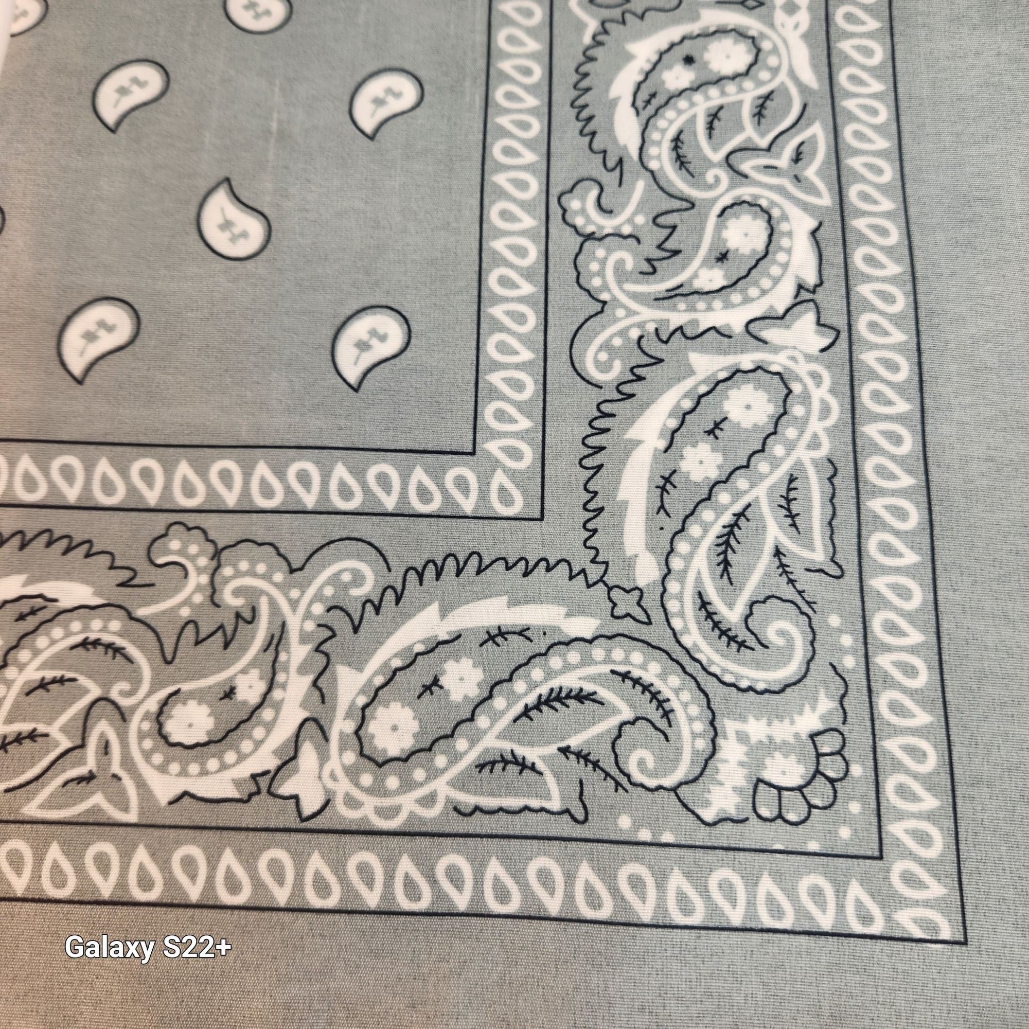 Bandanas 21x21" Western Cowboy Cowgirl - Pink Purple Gray Paisley Square Scarves 3 Pack
