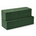 Wet Floral Foam Blocks 2 Pack – Green Foam for Fresh Flowers, Wedding & Event Centerpieces