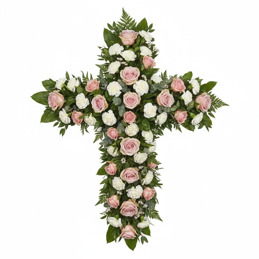 Green Wire Floral Wreath Cross Frames Set of 2 Small 7x16 Memorial Day Easter Christmas Craft Forms