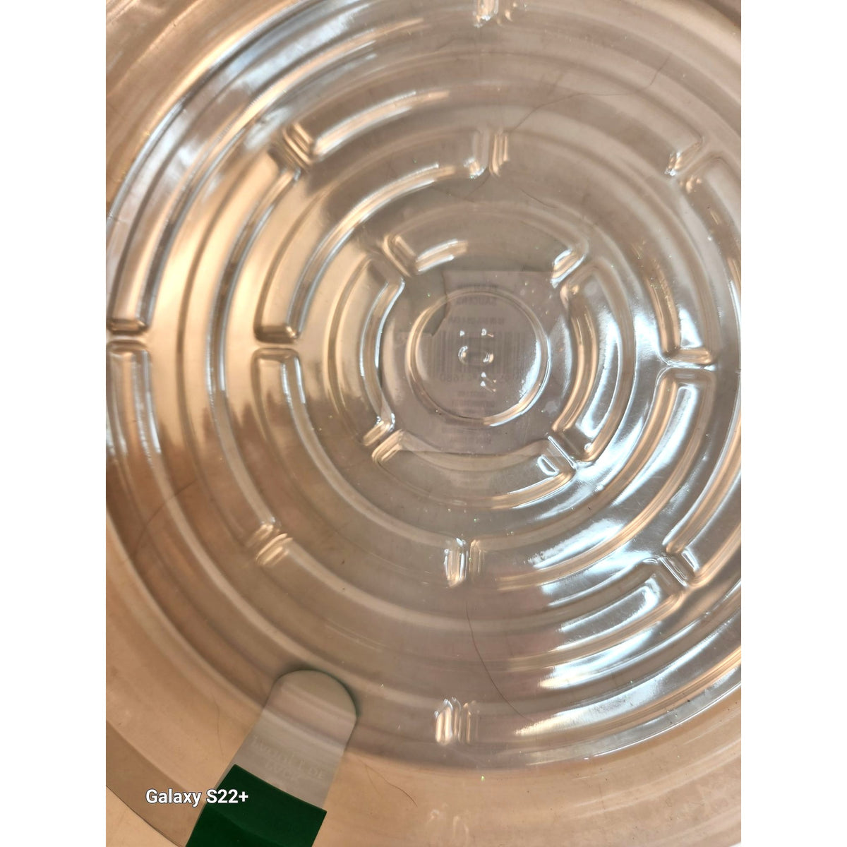 10-Inch Clear Round Plant Saucers, 3-Pack