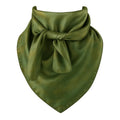 Green Wild Rag Scarf 23x23" Satin Western Accessory Cowgirl or Cowboy
