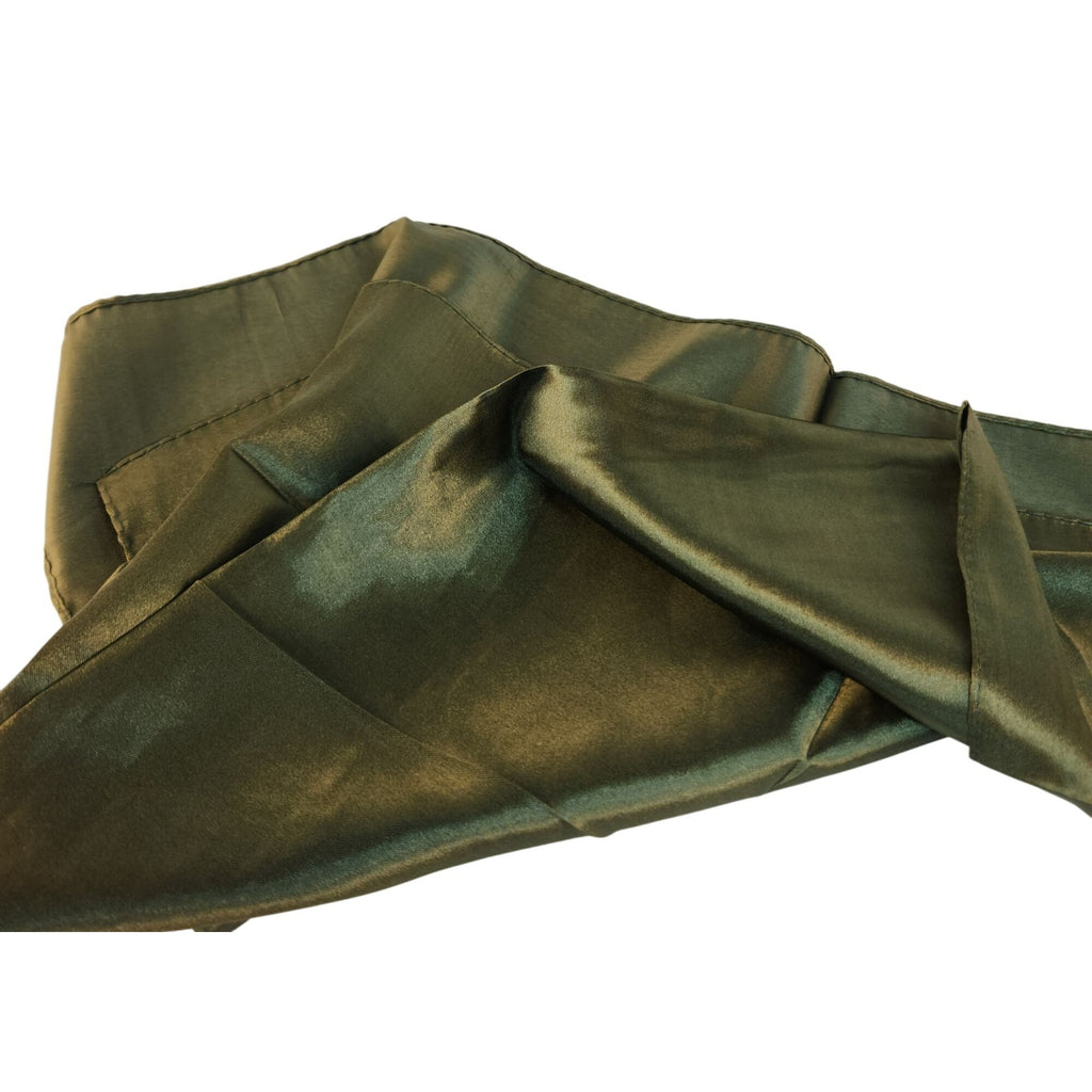 Green Wild Rag Scarf 23x23" Satin Western Accessory Cowgirl or Cowboy