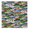 Vintage VIP Cranston Wildlife Cotton Fabric 1.5 Yards Mountain Print