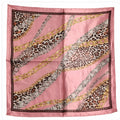 Blush Safari Satin Square Scarf – 20 x 20