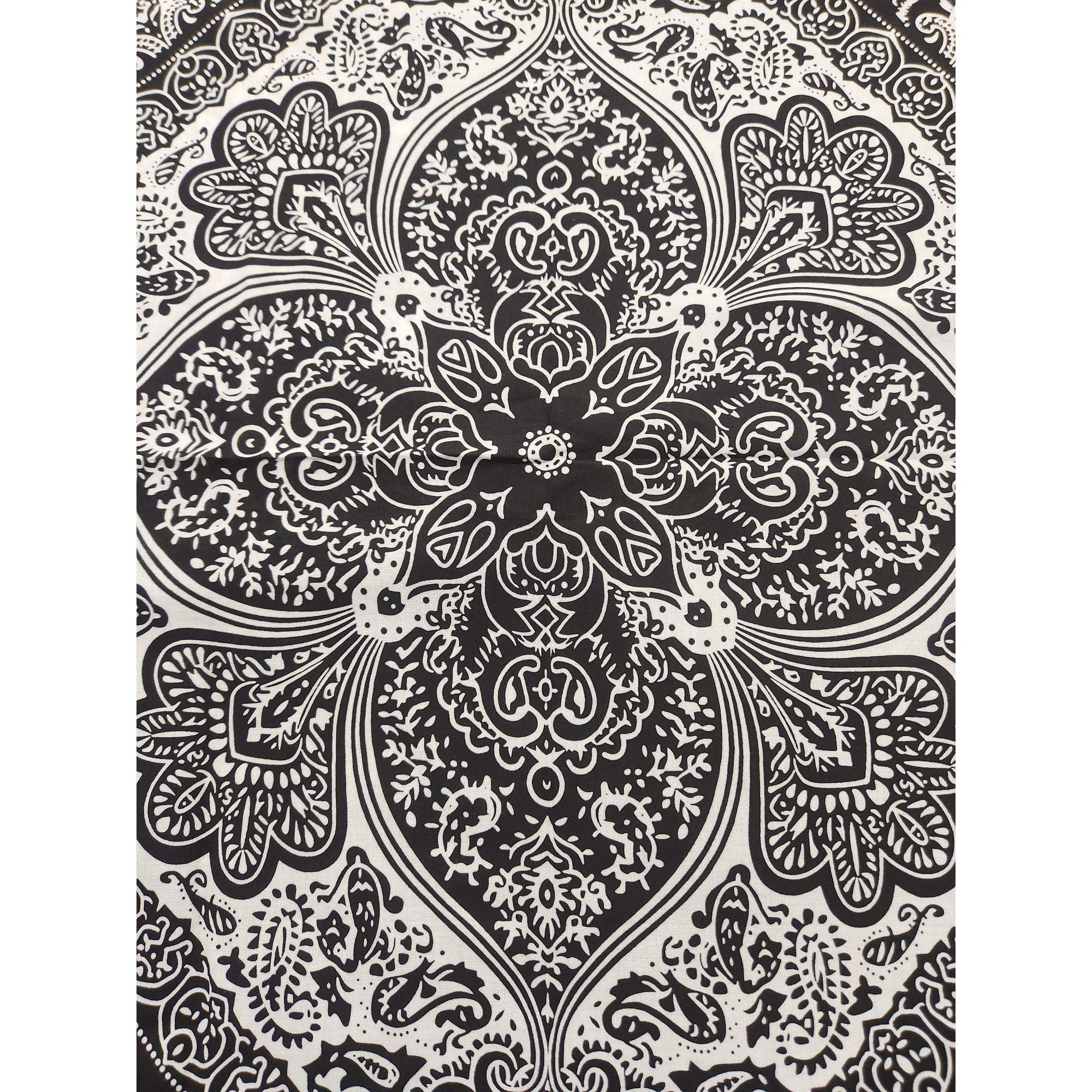 Cotton Bandanas Paisley Print Handkerchiefs 3-Pack Black/Gray/Navy 22" sq Unisex