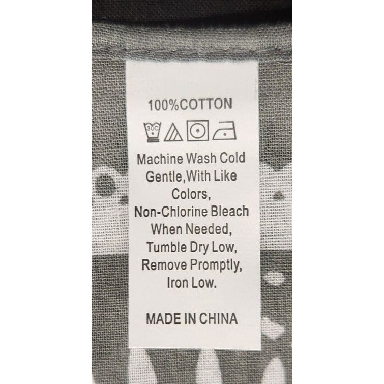 Cotton Bandanas Paisley Print Handkerchiefs 3-Pack Black/Gray/Navy 22" sq Unisex