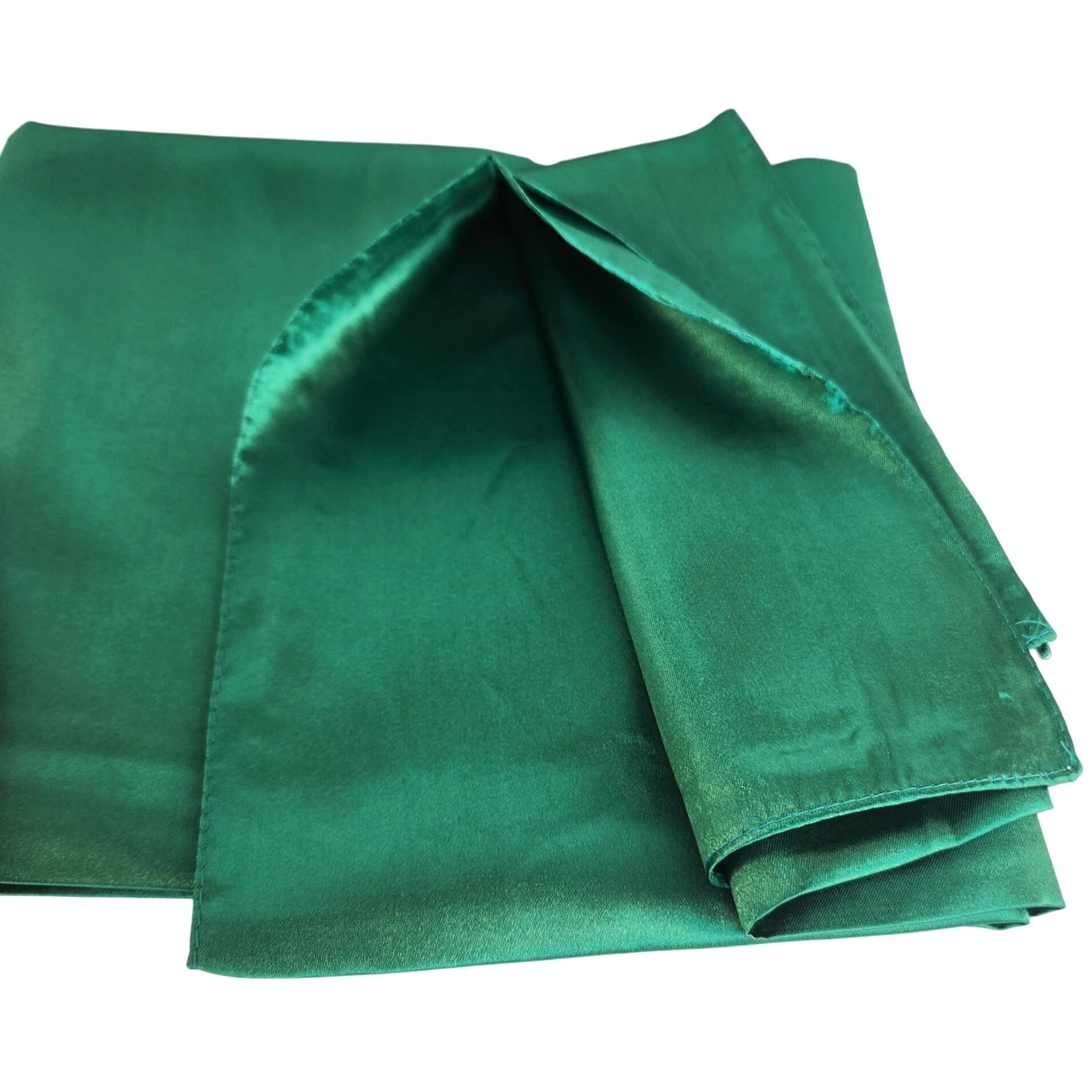 Green Wild Rag Large Scarf 35x35" Satin Western Accessory Cowgirl or Cowboy