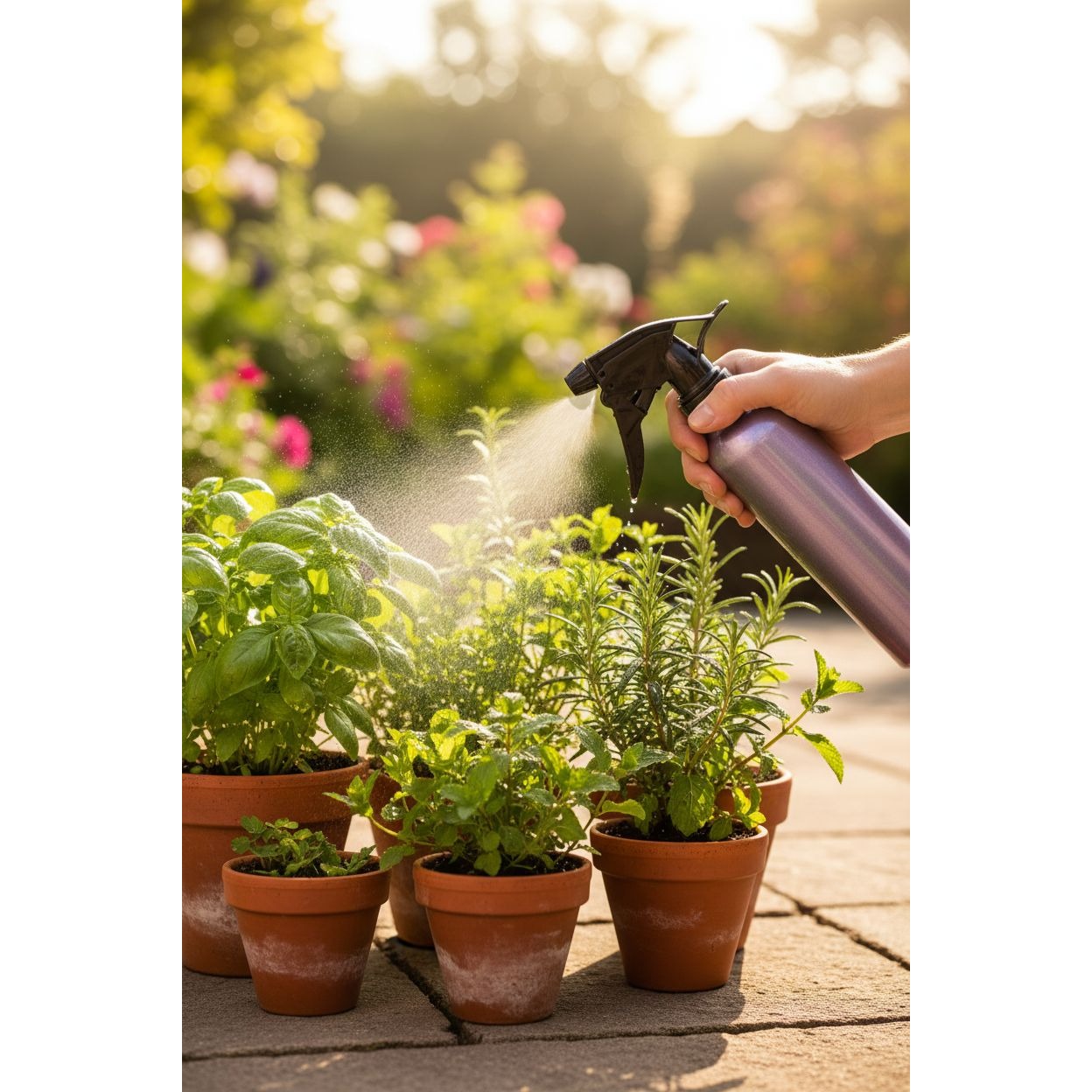 Purple Lavender Refillable Aluminum Spray Mister Pump Bottles 2 Pack Plant Beauty