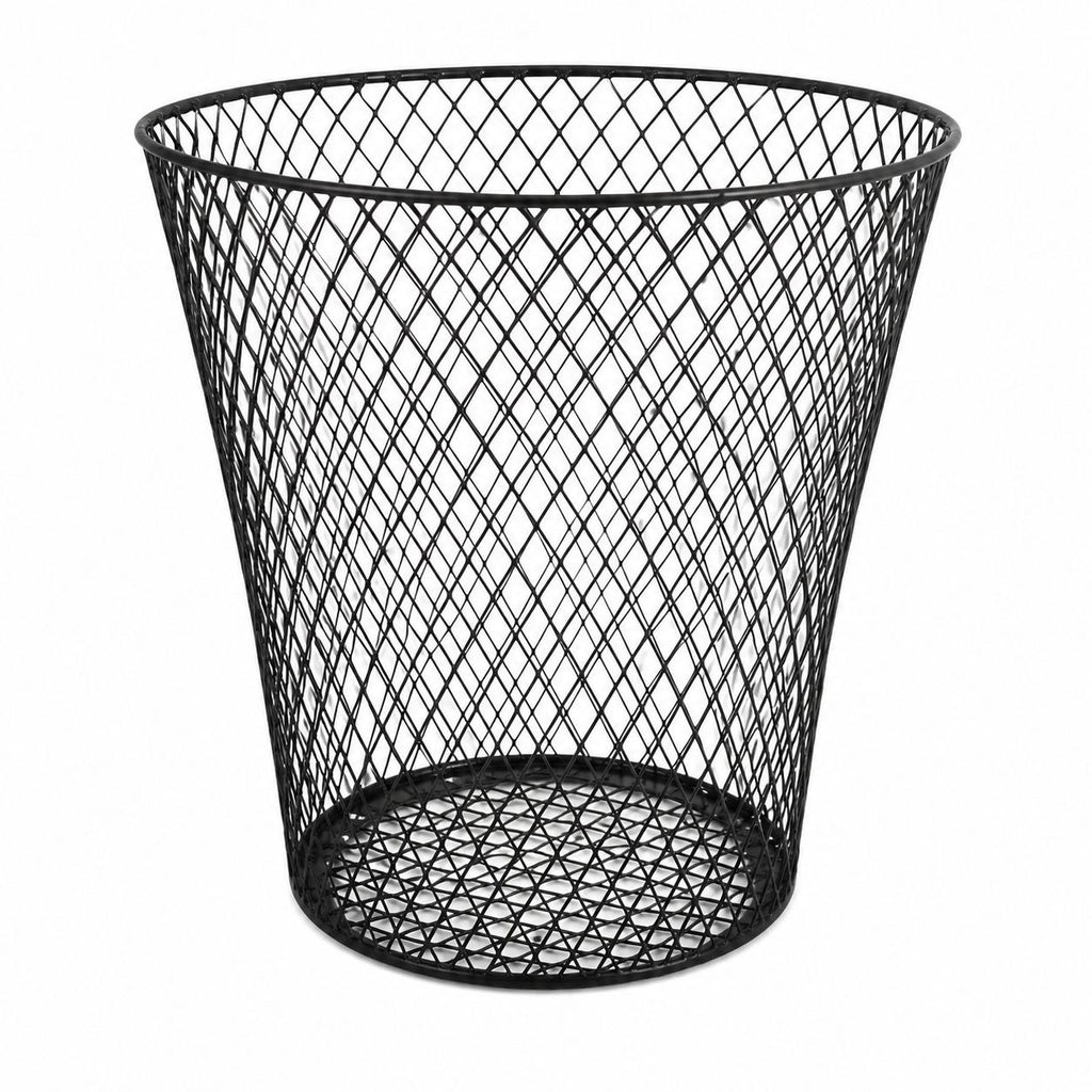 Black Wire Mesh Basket Garden Cloche Plant Protector Farmhouse Storage Basket DIY Rustic Decor