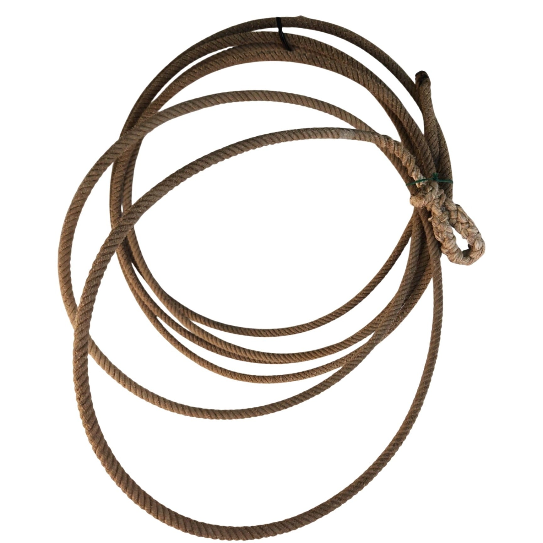Western Rope 25 Ft Used Lariat Cowgirl Cowboy Equipment Wall Decor Roping Supplies Nylon Cowhand Rodeo